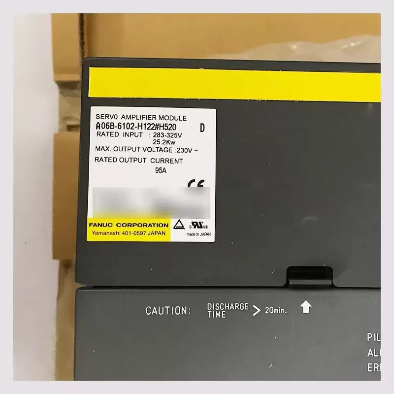 A06B-6102-H122#H520 FANUC A06B6102H122H520 AC Servo Driver A06B-6102-H122#H520 FANUC A06B6102H122H520 AC Servo Driver