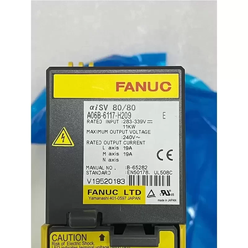 A06B-6117-H209 FANUC CNC Servo Drive A06B-6117-H209 FANUC CNC Servo Drive