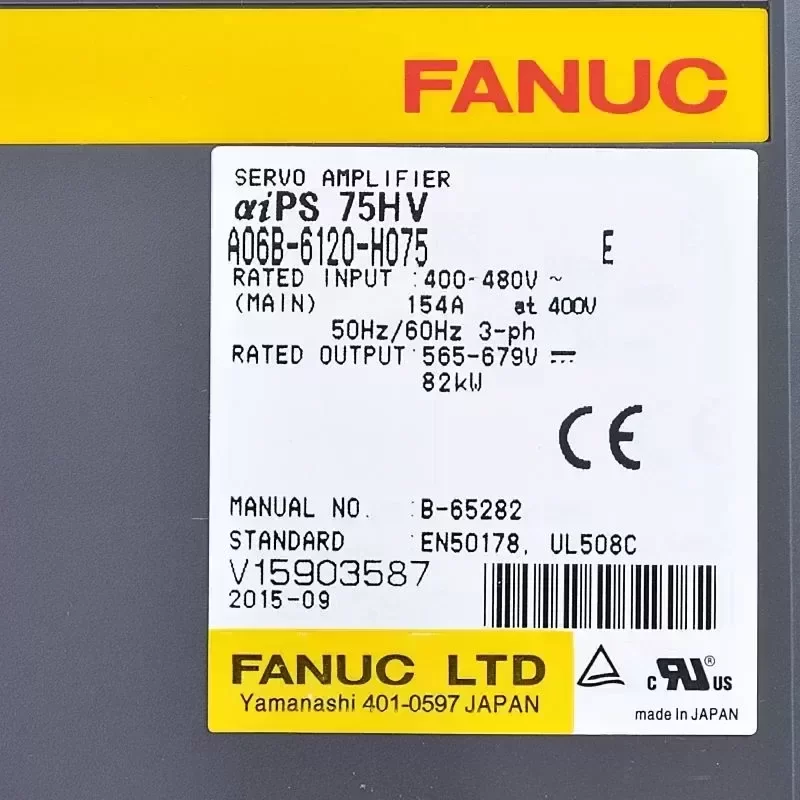 A06B-6120-H075 Spindle Amplifier Module Drive FANUC A06B-6120-H075 Spindle Amplifier Module Drive FANUC