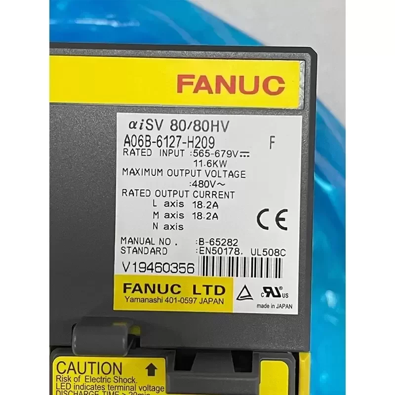 A06B-6127-H209 FANUC CNC Servo Drive A06B-6127-H209 FANUC CNC Servo Drive