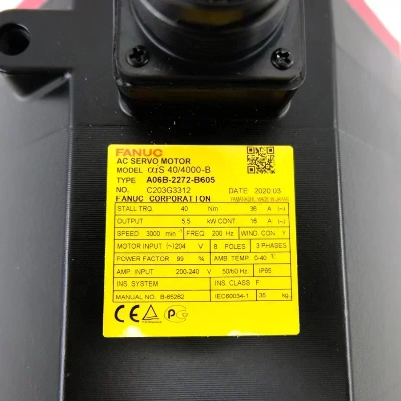 A06B2272B605 FANUC CNC Fanuc PLC Servo Motor A06B-2272-B605 A06B2272B605 FANUC CNC Fanuc PLC Servo Motor A06B-2272-B605