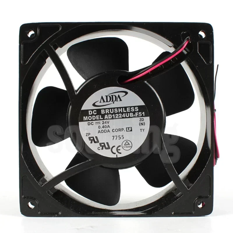 ADDA AD1224UB-F51 120X120X38mm 24VDC 12038 0.40A Ball Axial Fa