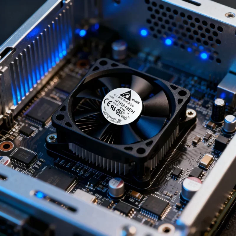 AFB0612EH-A DELTA Axial Fan 60x60x25.4MM 12V DC 38.35CFM 6800RPM Double Ball Bearing Plastic