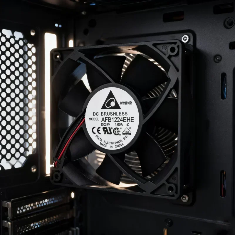 AFB1224EHE-C  Delta Axial Fan 120x120x38MM 24V DC 212.57CFM 4600RPM