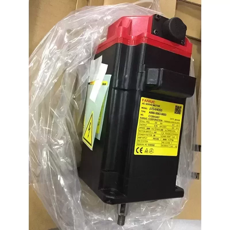 Alpha A06B-0063-B003 CNC AC FANUC Servo Motor Alpha A06B-0063-B003 CNC AC FANUC Servo Motor