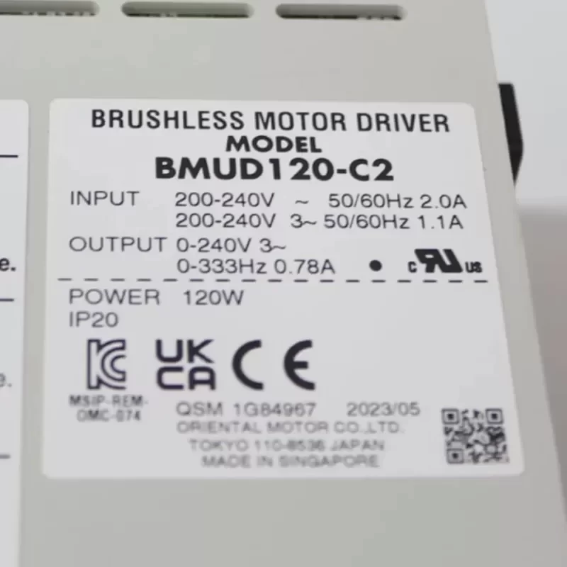 BMUD120-C2 Brushless DC Motor Driver for Oriental Motor BMUD120-C2 Brushless DC Motor Driver for Oriental Motor