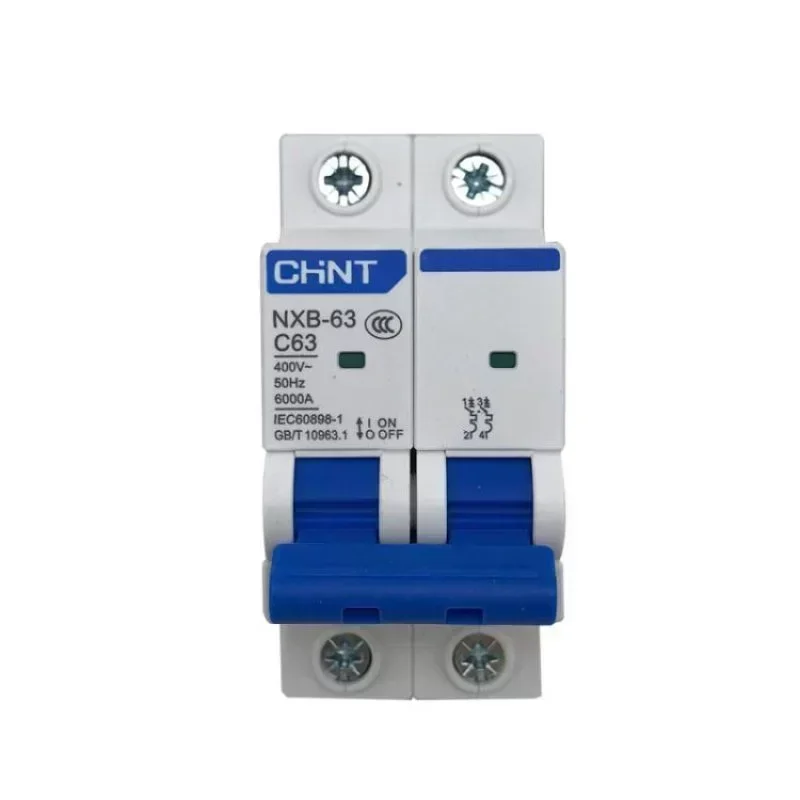 Chint Mini Circuit Breaker NXB-63 1~125A 1P 2P 3P 4P 10ka Breaking Capacity Chint Mini Circuit Breaker NXB-63 1~125A 1P 2P 3P 4P 10ka Breaking Capacity