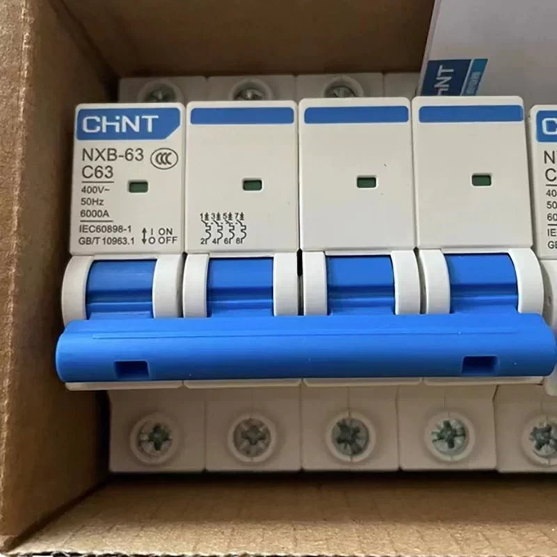 Chint Mini Circuit Breaker NXB-63 1~125A 1P 2P 3P 4P 10ka Breaking Capacity Chint Mini Circuit Breaker NXB-63 1~125A 1P 2P 3P 4P 10ka Breaking Capacity