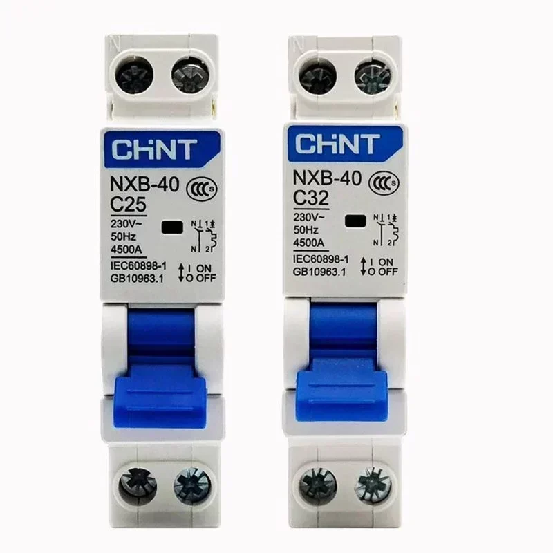 Chint Miniature Circuit Breaker NXBLE-40 6~40A 1P+N RCCB Mini Type