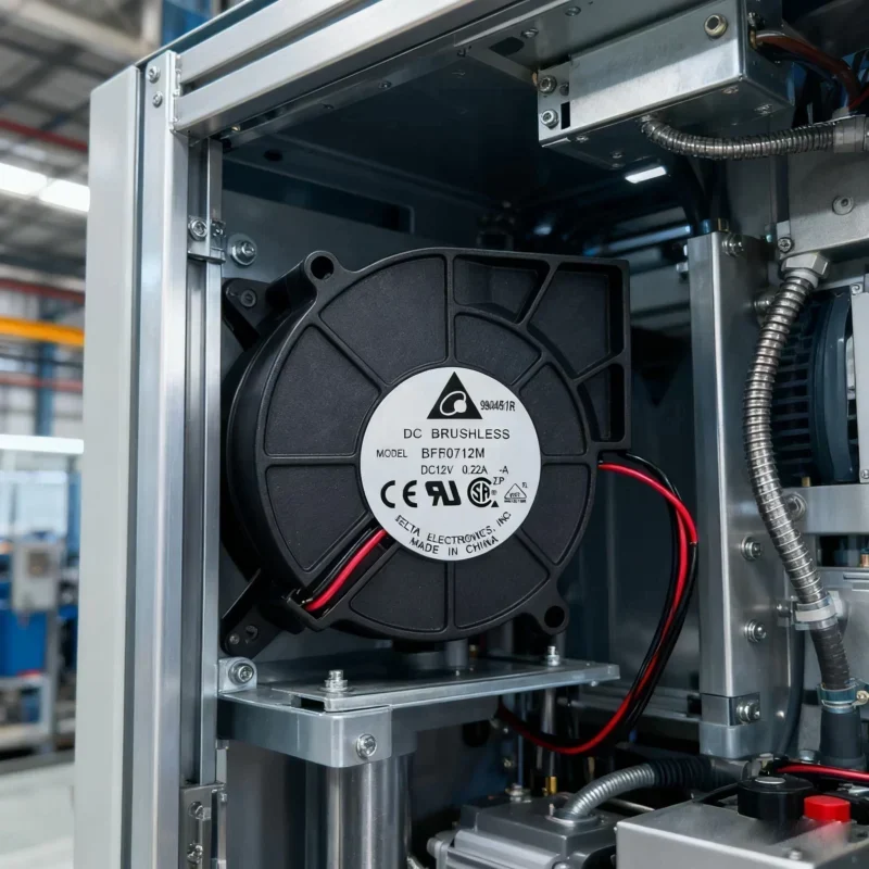 Delta BFB0712M-A DC Blower 12V 70x70x25MM Radial Ball Bearing Fan 11.31CFM 3400RPM