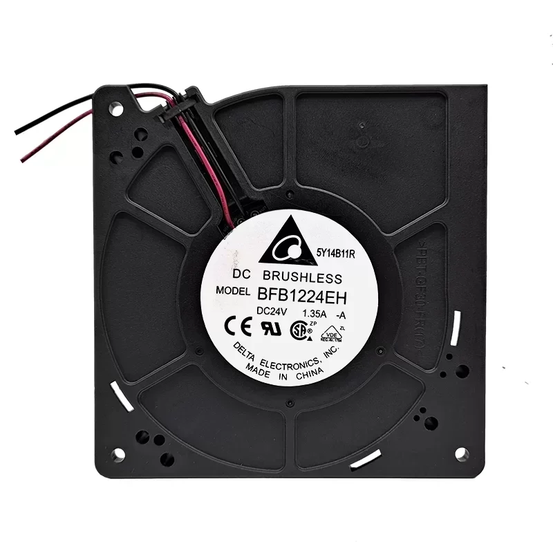 Delta BFB1224EH-A 24V 1.35A 120x120x32mm Power Ball Bearing Plastic Blade Flow Blower Fan Centrifugal Blower