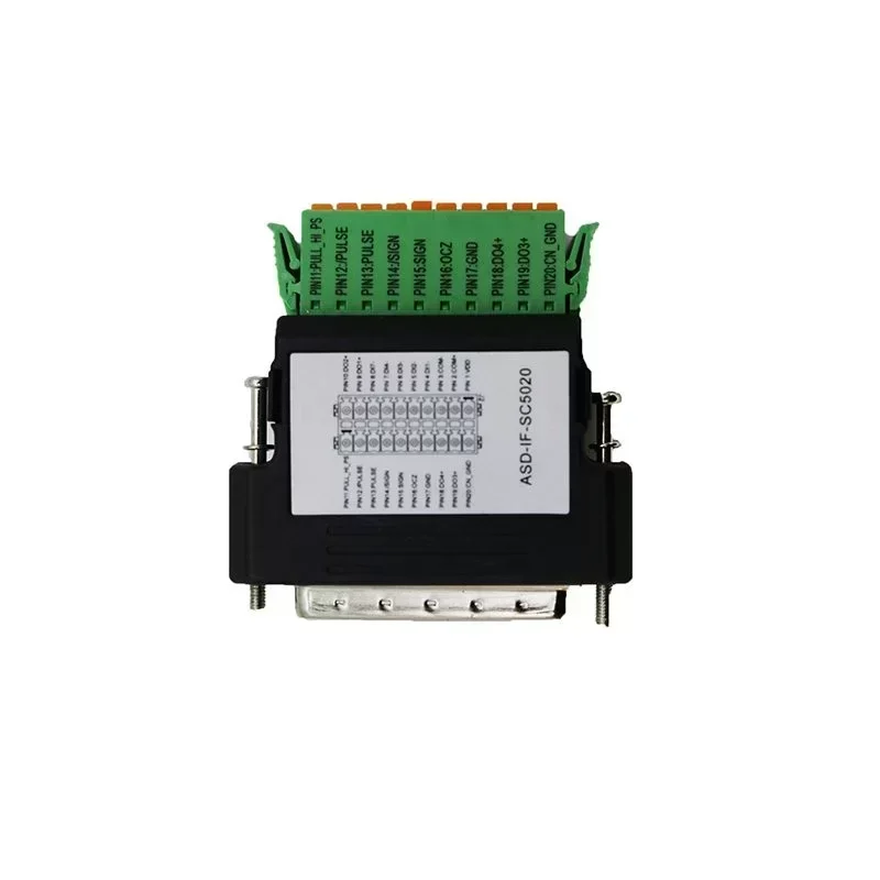 Delta CN1 Servo Drive Free Wire Spring Plug ASD-IF-SC5020 Convenient 50 Type Wiring for Wire Connections