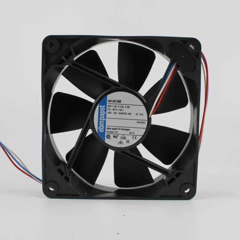 Ebmpapst 4414F/2M 350CFM 24V 0.13A 2400RPM Axial Fan