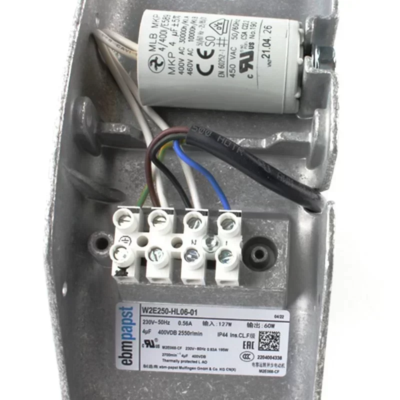 Ebmpapst W2E250-HL06-01 230v AC Axial Fan Ebmpapst W2E250-HL06-01 230v AC Axial Fan