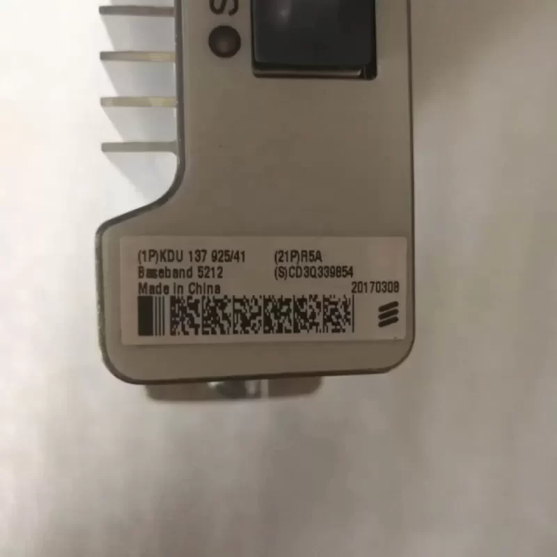 ERICSSON Baseband 5212 KDU 137 925/41 PROCESSOR UNIT/Baseband 5212 Digital Un ERICSSON Baseband 5212 KDU 137 925/41 PROCESSOR UNIT/Baseband 5212 Digital Un