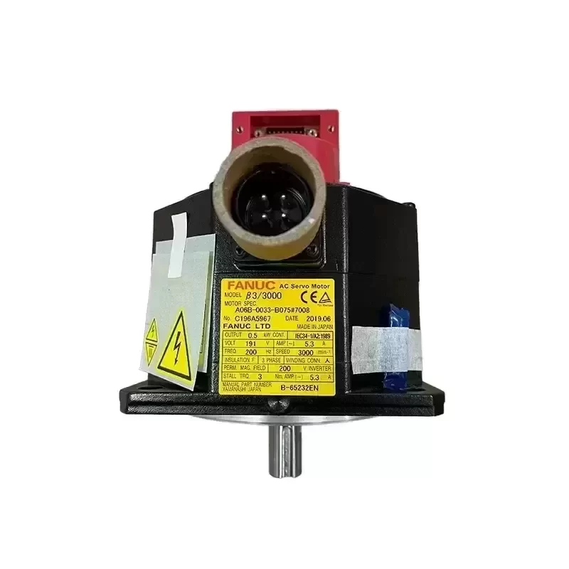 FANUC A06B-0033-B075#7008 AC Servo Motor