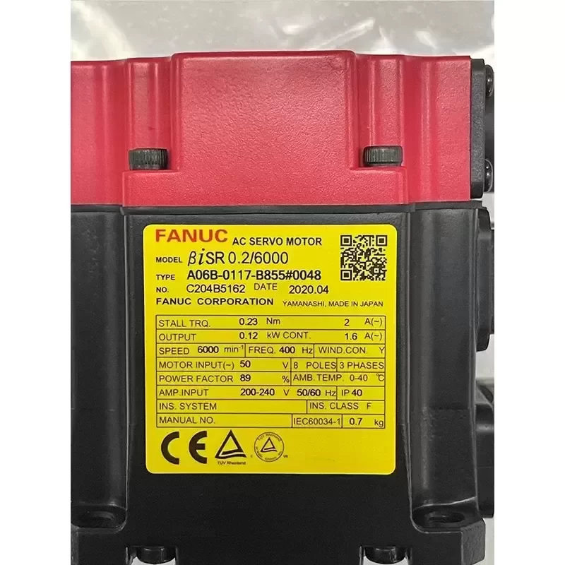 FANUC A06B-0117-B855#0048 AC Servo Motor- in Stock FANUC A06B-0117-B855#0048 AC Servo Motor- in Stock