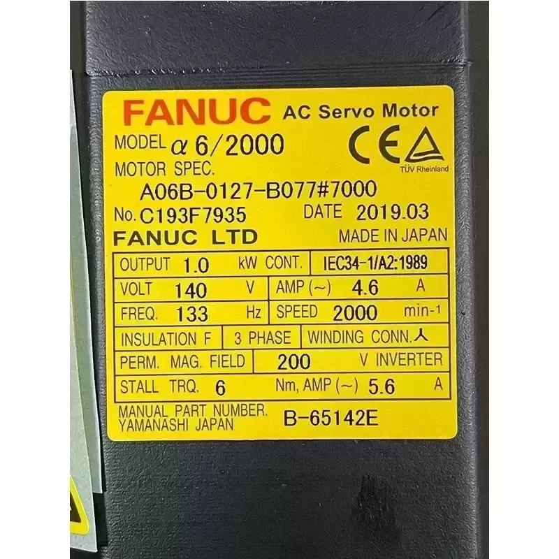 FANUC A06B-0127-B077#7000 Motor Product Accessories