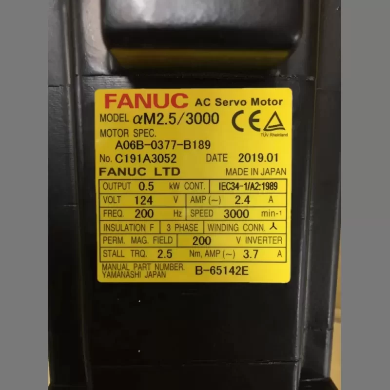 FANUC A06B-0377-B189 Good for Electrical Equipment Accessories FANUC A06B-0377-B189 Good for Electrical Equipment Accessories