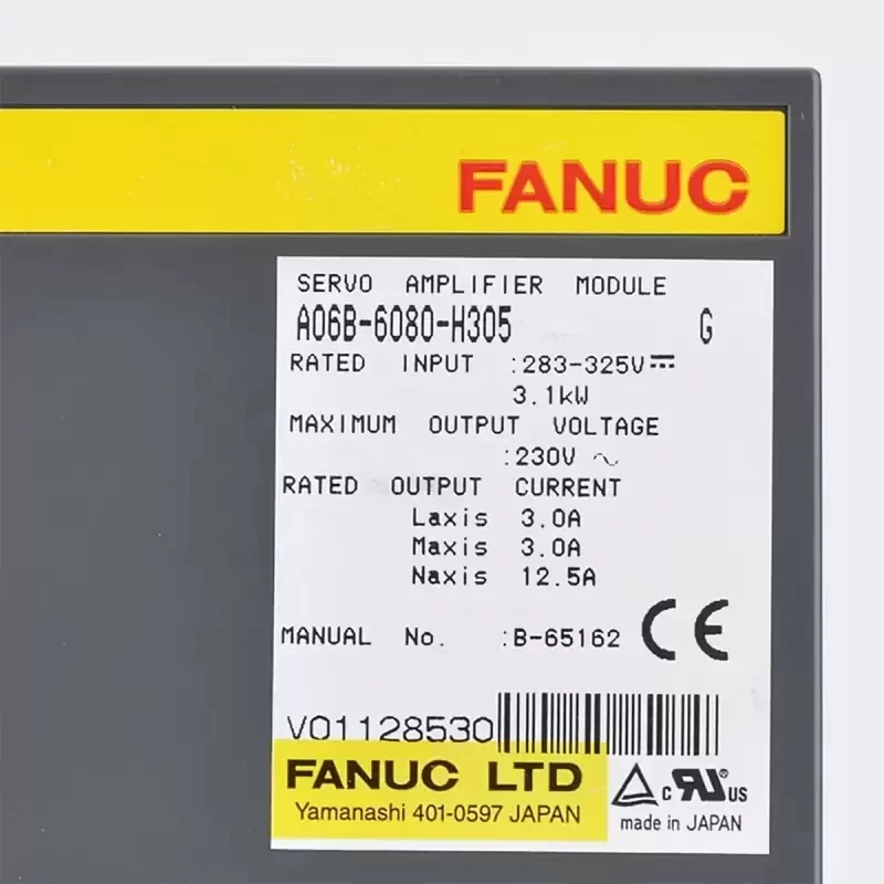 FANUC A06B-6080-H305 Servo Drive Amplifier in Stock FANUC A06B-6080-H305 Servo Drive Amplifier in Stock