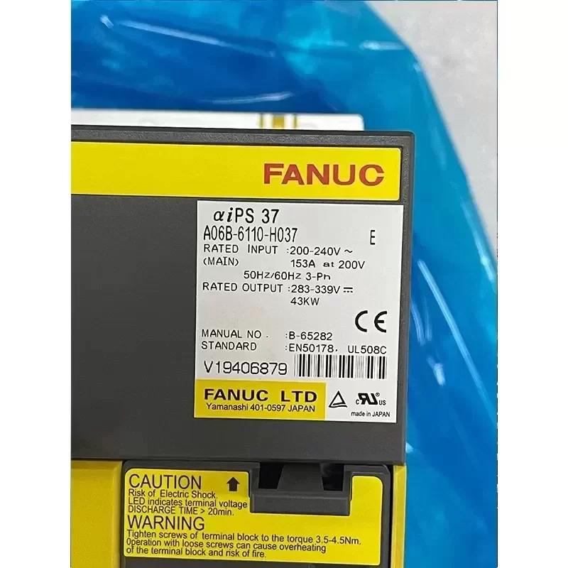 FANUC A06B-6110-H037 Ac Servo Driver Amplifier A06B6110H037 FANUC A06B-6110-H037 Ac Servo Driver Amplifier A06B6110H037