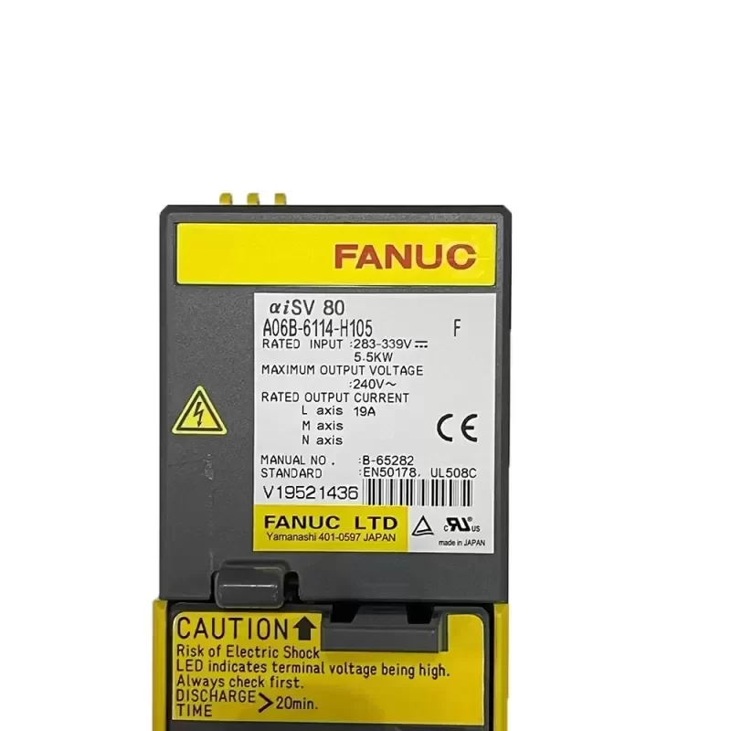 FANUC A06B-6114-H105 CNC Servo Drive Accessory Electrical Equipment FANUC A06B-6114-H105 CNC Servo Drive Accessory Electrical Equipment