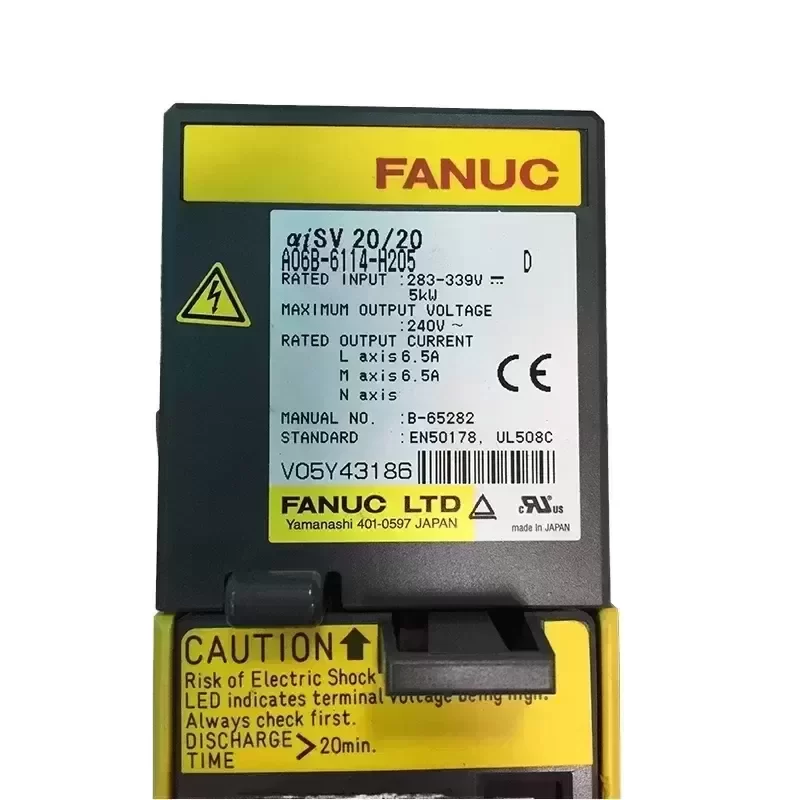 FANUC A06B-6114-H205 AC Servo Driver A06B6114H205