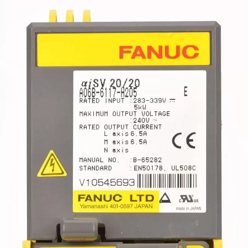 FANUC A06B-6117-H205 Motor for CNC A06B6117H205 FANUC A06B-6117-H205 Motor for CNC A06B6117H205