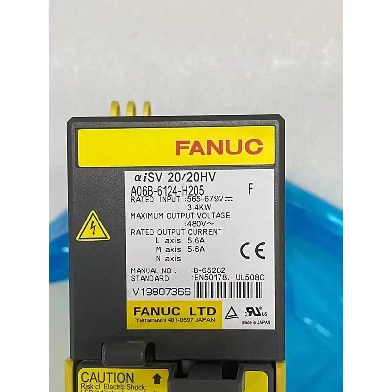 FANUC A06B-6124-H205 Ac Servo Driver Amplifier FANUC A06B-6124-H205 Ac Servo Driver Amplifier