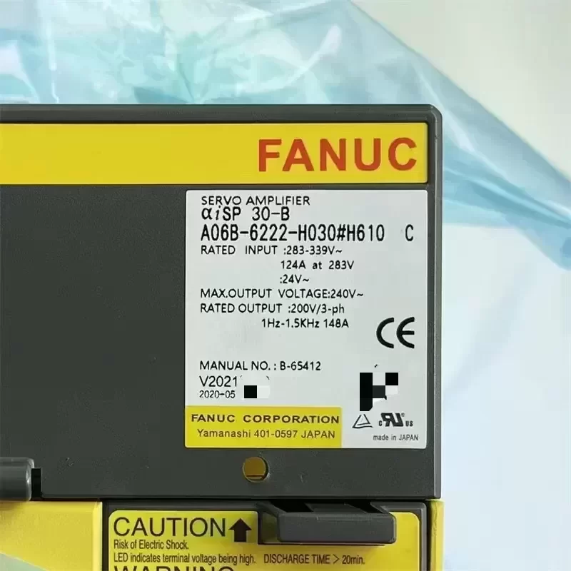 Fanuc A06b-6222-H030#H610 Servo Drive Electrical Equipment Fanuc A06b-6222-H030#H610 Servo Drive Electrical Equipment