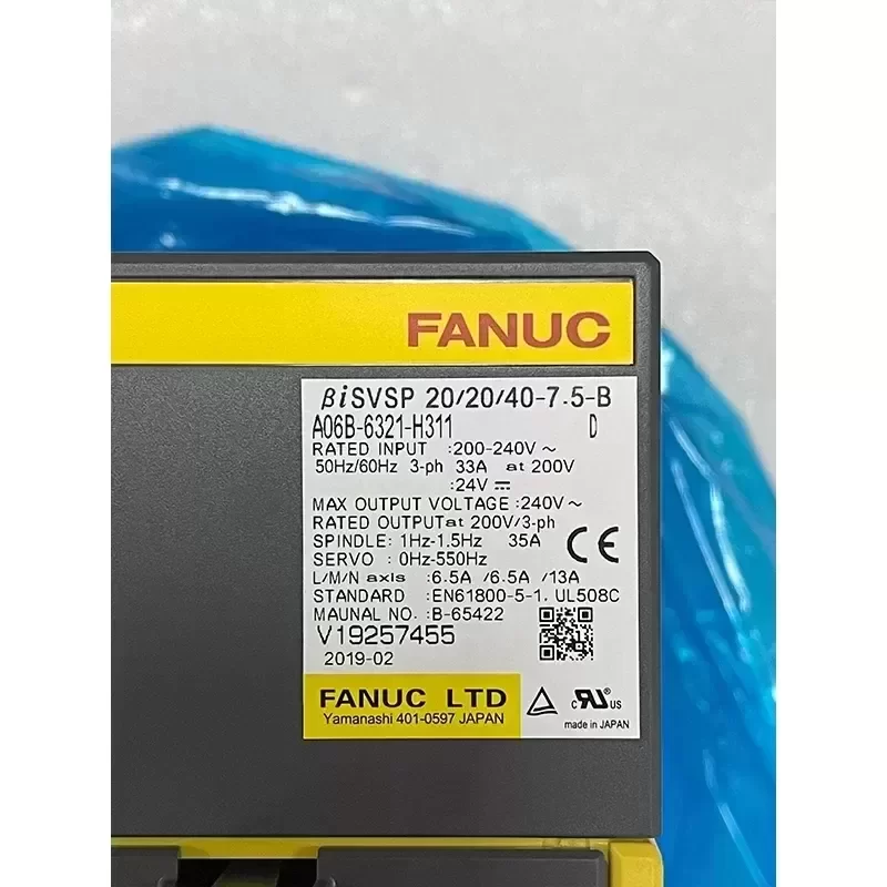 FANUC A06B-6321-H311 Ac Servo Driver Amplifier FANUC A06B-6321-H311 Ac Servo Driver Amplifier