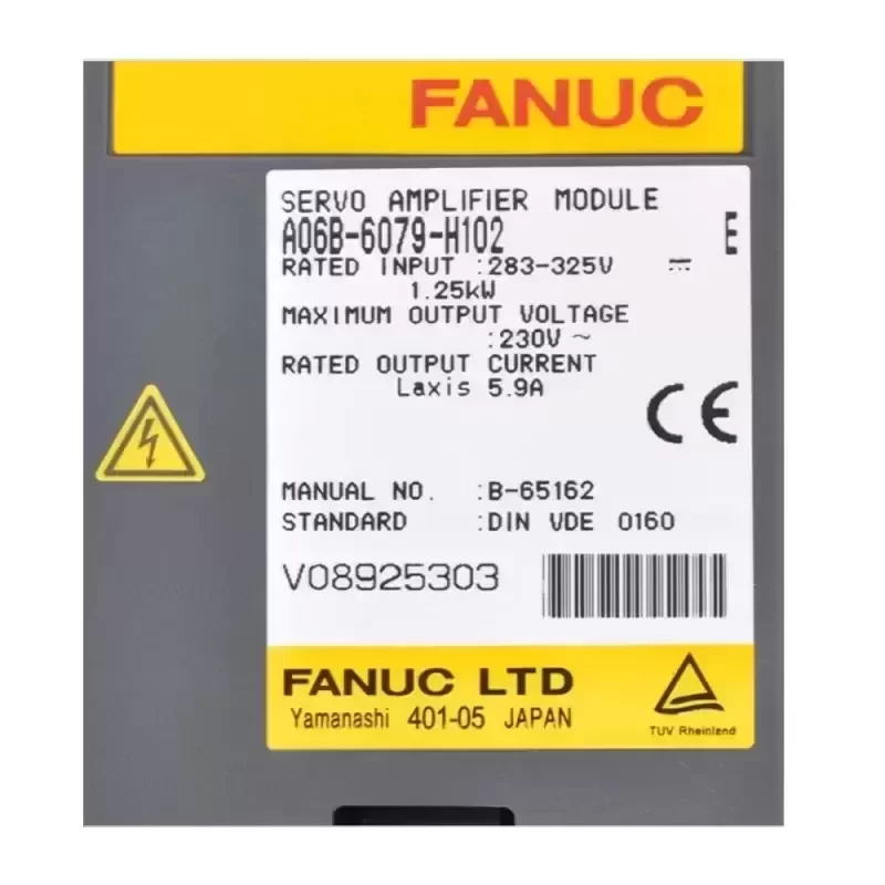 FANUC Servo Drive A06B-6079-H102 H103 H104 A06B6079H102 FANUC Servo Drive A06B-6079-H102 H103 H104 A06B6079H102