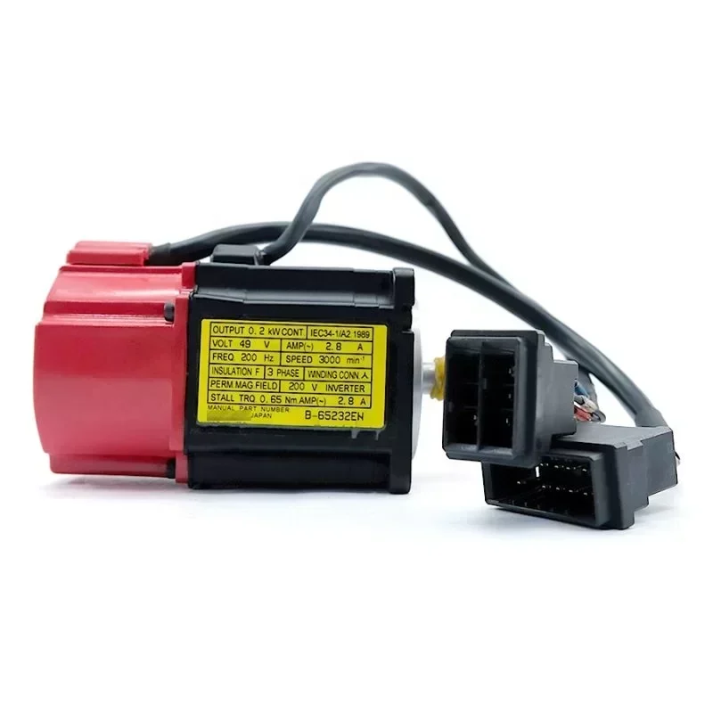 FANUC Servo Motor A06B-0113-B075 AC Servo Motor Model Beta 0.5/3000 Fanuc AC Motor