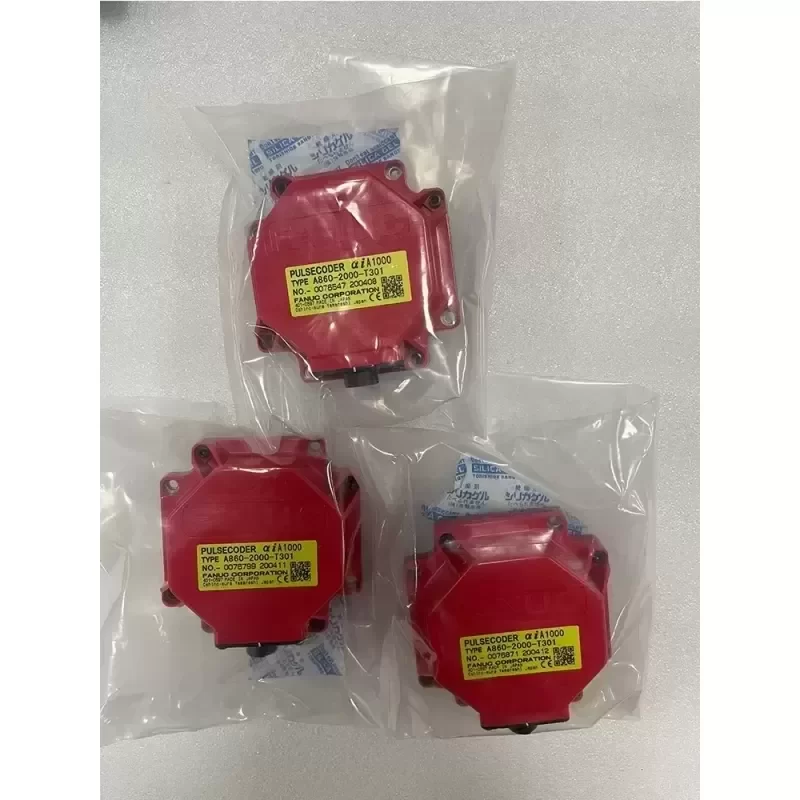 FANUC Spindle Encoder A860-2000-T301 with Ethernet Communication for CNC Machine A8602000T301 Origin FANUC Spindle Encoder A860-2000-T301 with Ethernet Communication for CNC Machine A8602000T301 Origin