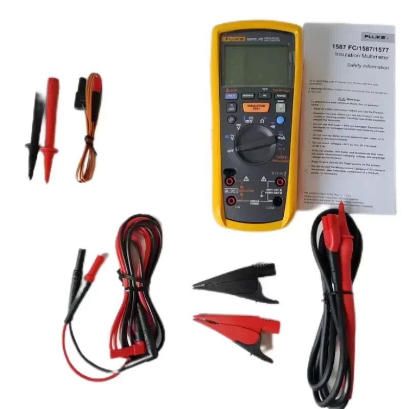 Fluke 1587FC Insulation Multimeter 1587cFC Resistance Tester and Digital Fluke 1587FC Insulation Multimeter 1587cFC Resistance Tester and Digital
