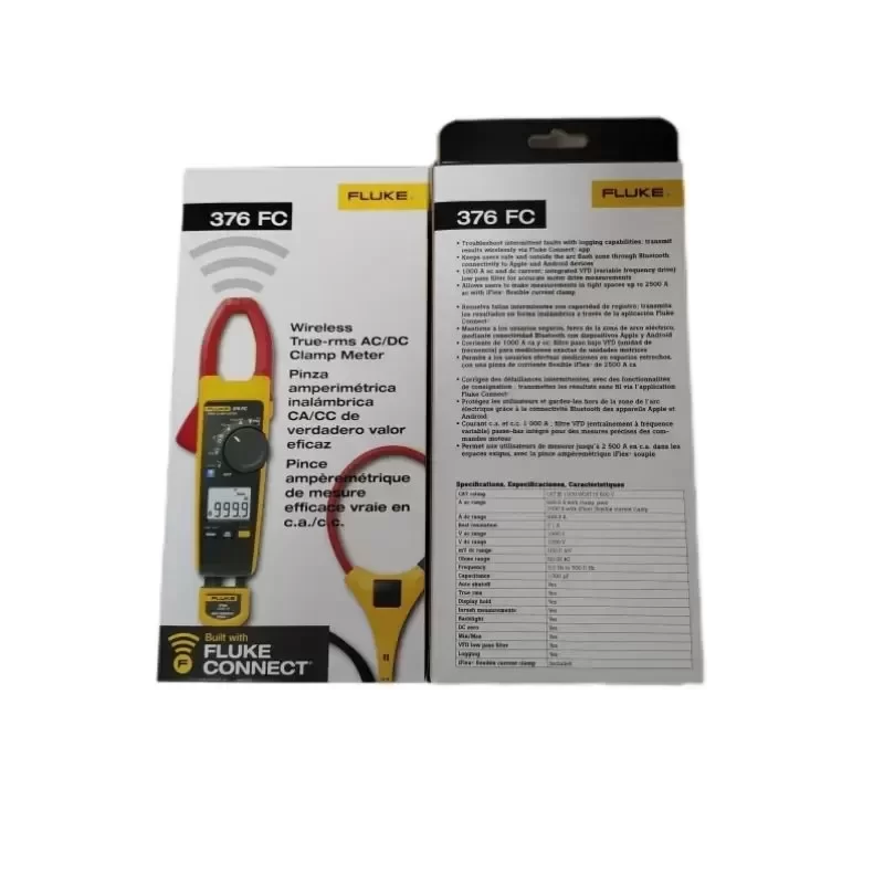 Fluke 376FC True RMS AC DC Clamp Meter with IFlex Feature Fluke 376FC True RMS AC DC Clamp Meter with IFlex Feature