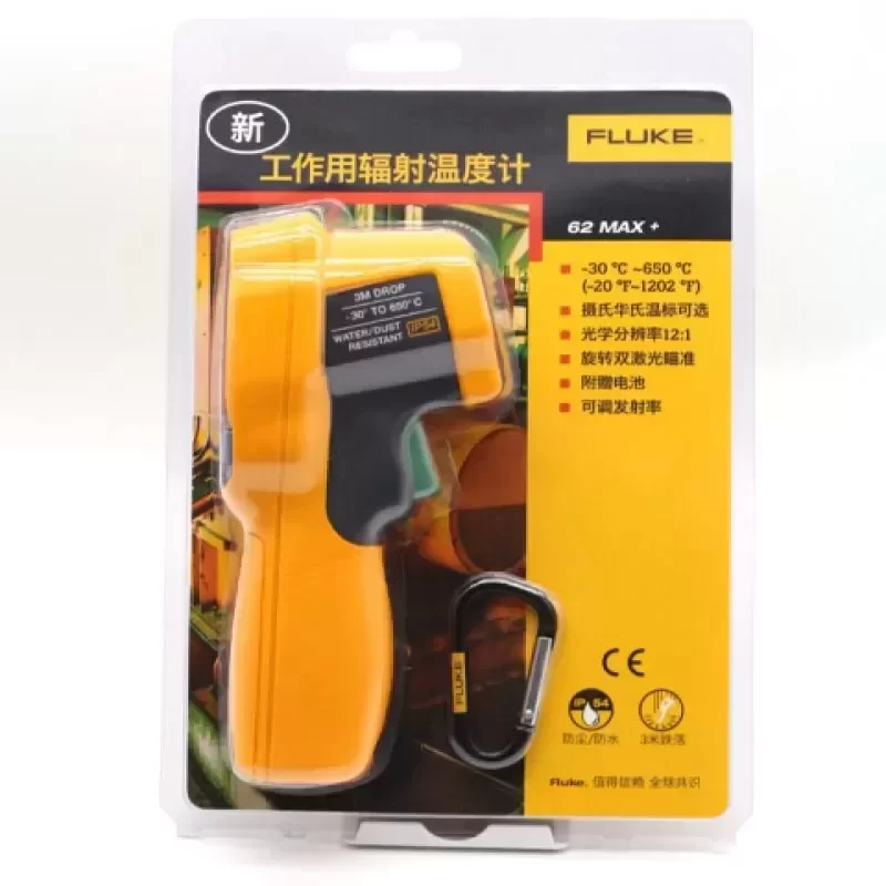 Fluke 62 MAX+ Infrared Thermometer 62MAX Fluke 62 MAX+ Infrared Thermometer 62MAX