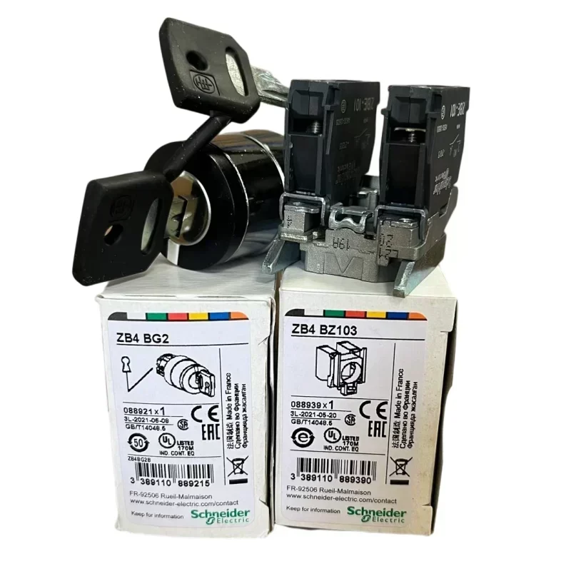 Harmony Schneider XB4BG23 22mm Key Selector Switch 2NO 2Position Rotary Switches Harmony Schneider XB4BG23 22mm Key Selector Switch 2NO 2Position Rotary Switches