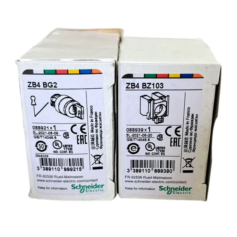 Harmony Schneider XB4BG23 22mm Key Selector Switch 2NO 2Position Rotary Switches