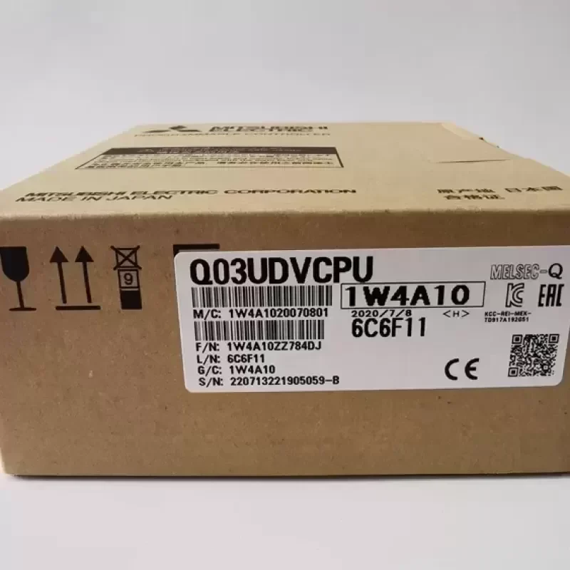 High Speed Mitsubishi Programmable Logic Controller CPU Module Q03UDVCPU