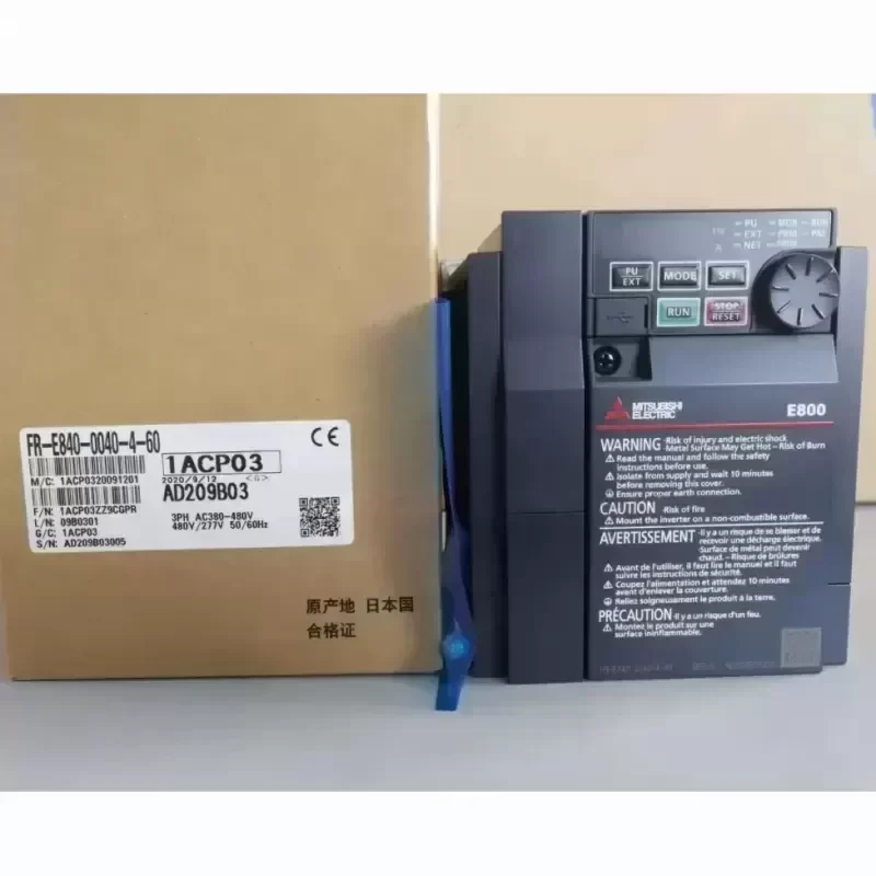 Inverter FR-E840-0040-4-60 1.5KW AC380-480V Frequency Changer