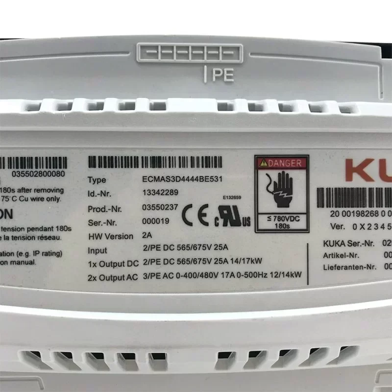 Kuka Robot Drive ECMAS3D4444BE531Servo Pack KSP 600 3x40 Servo Drive Kuka Robot Drive ECMAS3D4444BE531Servo Pack KSP 600 3x40 Servo Drive