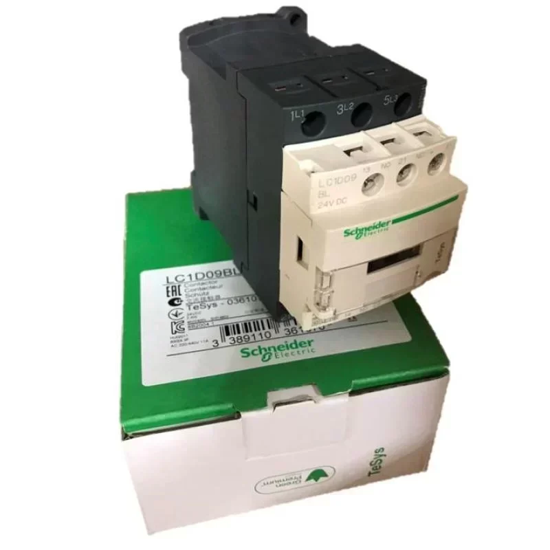 LC1D09BL 9A 250A 24VDC 3P Schneider DC Magnetic Contactor LC1D09BL 9A 250A 24VDC 3P Schneider DC Magnetic Contactor