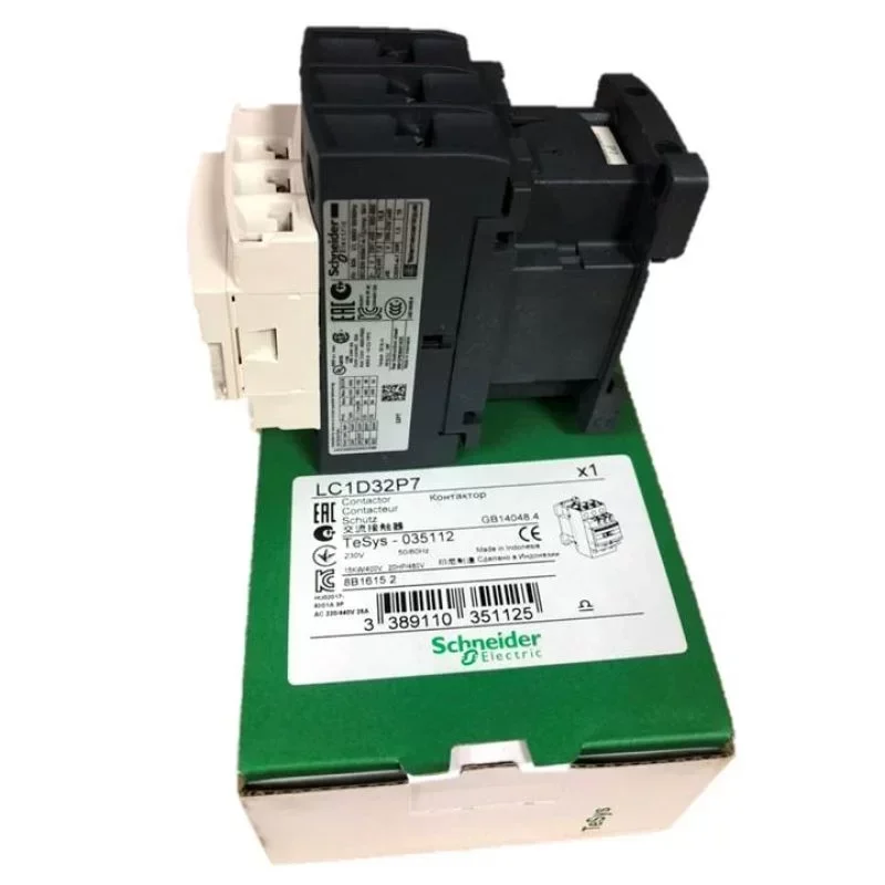 LC1D32P7 32A 230VAC 3P Schneider AC Magnetic Contactor LC1D32P7 32A 230VAC 3P Schneider AC Magnetic Contactor