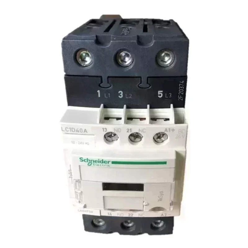 LC1D40ABD 40A 24VDC 3P Schneider DC Magnetic Contactor IP20 Fire Resistance 850C
