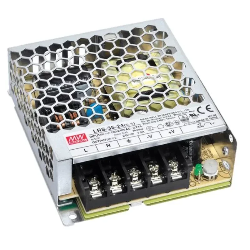 LRS-35-24 AC DC Enclosed Meanwell 35W Switching 24V Single Output Power Supply