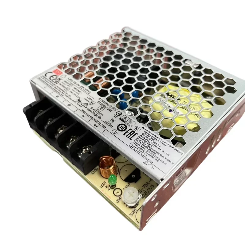 LRS-75-24 AC DC Enclosed 3.2A 24V 75W Meanwell Power Supply Single Output LRS-75-24 AC DC Enclosed 3.2A 24V 75W Meanwell Power Supply Single Output