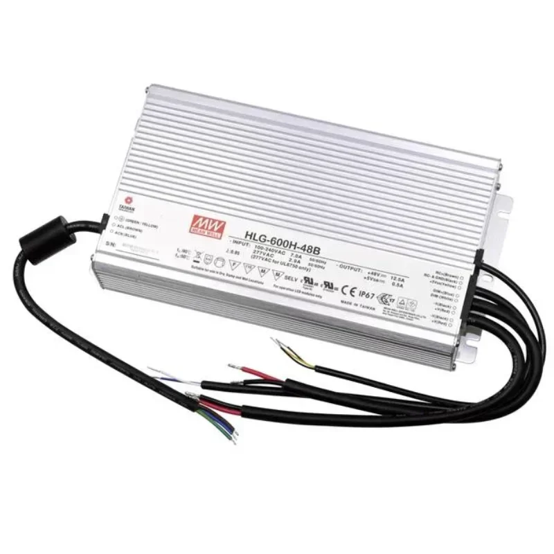 Meanwell HLG-600H-24 600W 24V 25A with IP65 IP67 LED Switching Power Supply