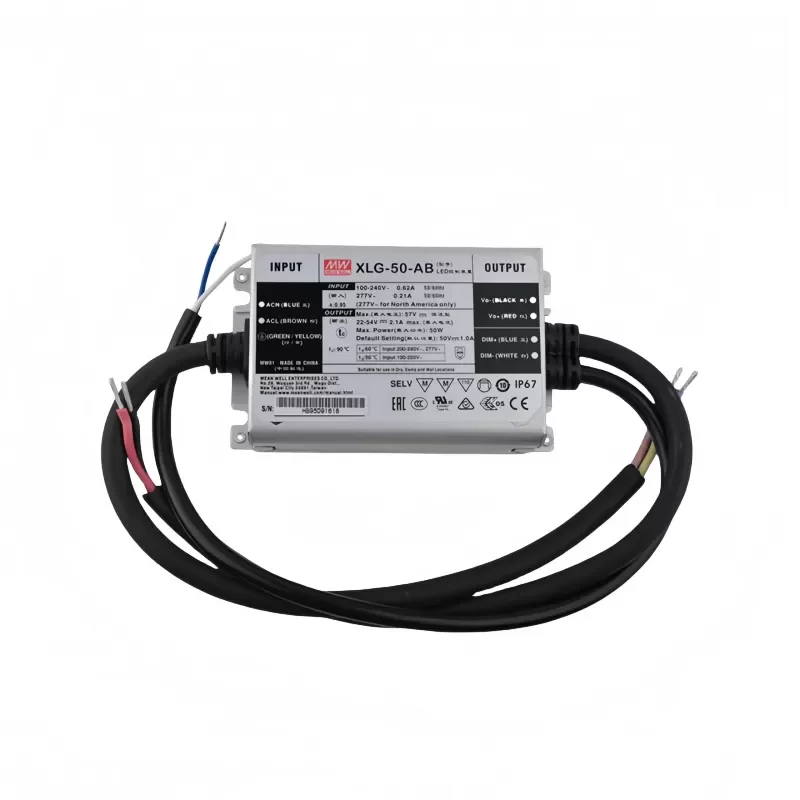 MeanWell XLG-50-AB 50W Constant Power LED Driver MeanWell XLG-50-AB 50W Constant Power LED Driver