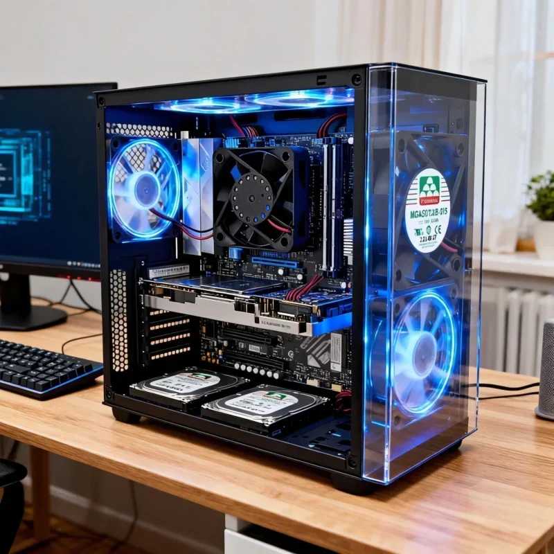 MGA5012XB-O15 Protechnic 12V Axial Fan DC 0.2A 50x50x15mm